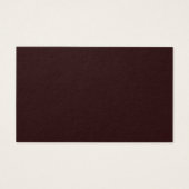 Rustikale florale Botanische Babymnastikkarte (Rückseite)