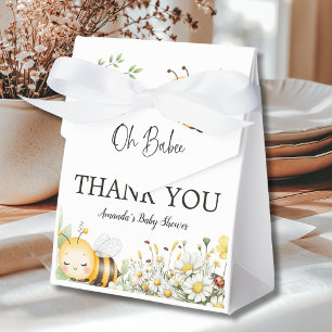 Rustikale Florale Daisy Oh Babee Honey Bee Baby Sh Geschenkschachtel