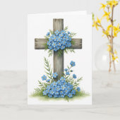 Rustikale Florale Erinnerungskarte Karte (Gelbe Blume)