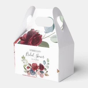 Rustikale Florale Hochzeitsdusche mit Rosé-Tönen Geschenkschachtel