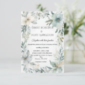 Rustikale, florale und Minimalistische Save the Da Date (Stehend Vorderseite)