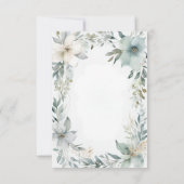 Rustikale, florale und Minimalistische Save the Da Date (Rückseite)