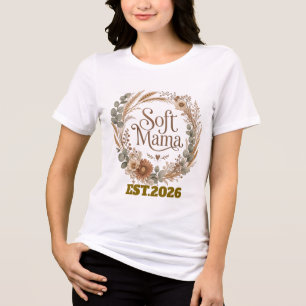 Rustikale florale weiche Mama Cottagecore botanisc Tri-Blend Shirt