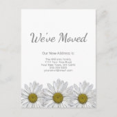 Rustikale, florale Weißtöpfe Moderne Ankündigungspostkarte (Vorderseite)