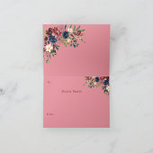 Rustikale Florals Holiday Generic Custom Message Karte