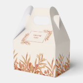 Rustikale Folien Herbst-Hochzeit im Herbst Geschenkschachtel (Rückseite)