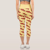 Rustikale Forelle Capri Leggings (Rückseite)