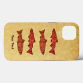 Rustikale Forelle Case-Mate iPhone Hülle (Rückseite (Horizontal))