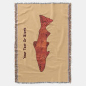 Rustikale Forelle Decke (Vorderseite Vertikal)