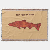 Rustikale Forelle Decke (Vorderseite)