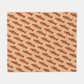 Rustikale Forelle Fleecedecke (Vorderseite (Horizontal))