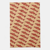 Rustikale Forelle Geschirrtuch (Vertikal)