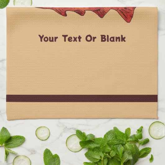 Rustikale Forelle Geschirrtuch (Gefaltet)