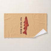 Rustikale Forelle Handtuch (Handtuch)