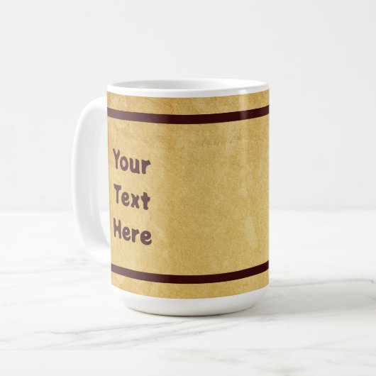 Rustikale Forelle Kaffeetasse (Vorderseite Links)