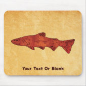Rustikale Forelle Mousepad (Vorne)