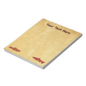 Rustikale Forelle Notizblock (Rotiert)