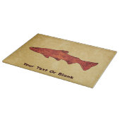 Rustikale Forelle Schneidebrett (Ecke)