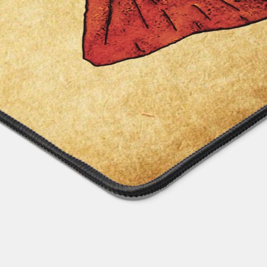 Rustikale Forelle Schreibtischunterlage (Ecke)