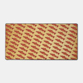 Rustikale Forelle Schreibtischunterlage (Vorderseite)