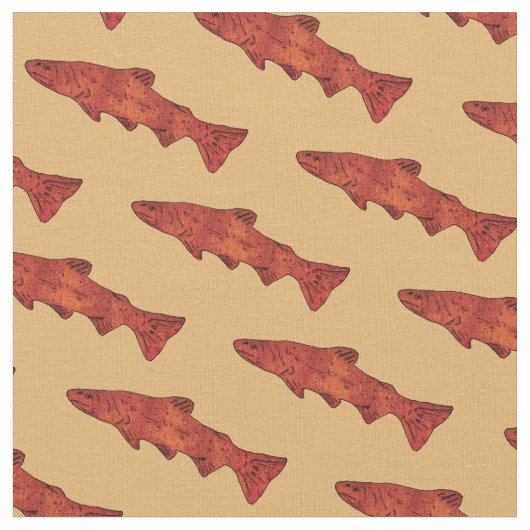 Rustikale Forelle Stoff (Nahaufnahme)