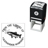 Rustikale Forellen, Name der Fischbücherei Permastempel (Beispiel)