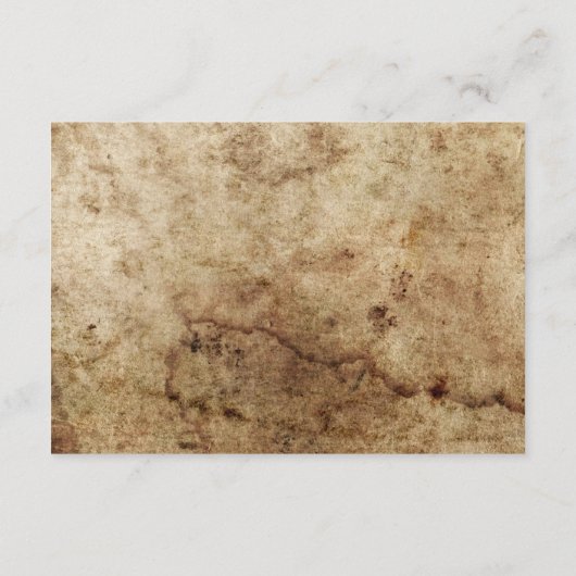 Rustikale Forstwirtschaft Begleitkarte (Rückseite)