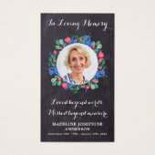 Rustikale Foto Gedenkkarte Beerdigung (Vorderseite)