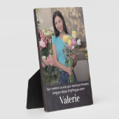 Rustikale Foto-Memorial Fotoplatte (Seite)