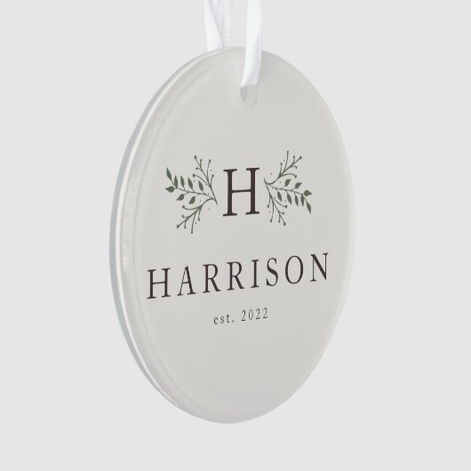 Rustikale Foto-Monografie Ornament (Vorderseite)