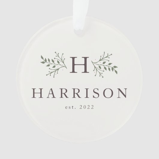 Rustikale Foto-Monografie Ornament (Vorderseite)