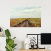 Rustikale Fotografie. Landschaftsdruck. Foto Poster (Heimbüro)