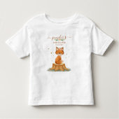 Rustikale Fox-Baby-Party Kleinkind T-shirt (Vorderseite)