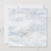 rustikale französische Hütte botanische Hochzeit E Einladung (Rückseite)