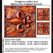 Rustikale französische Klassik Lilie EH3R Decoupag Seidenpapier