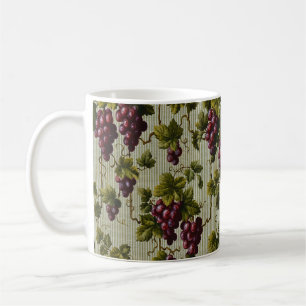 Rustikale französische Landhaus-Vin vineyard-Rebe- Kaffeetasse