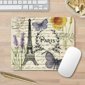 rustikale französische Landskripte paris eifftower Mousepad