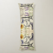 rustikale französische Landskripte paris eifftower Seitenschläferkissen (Rückseite (Vertikal))