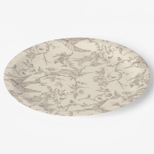 Rustikale französische Teller (Schrägansicht)