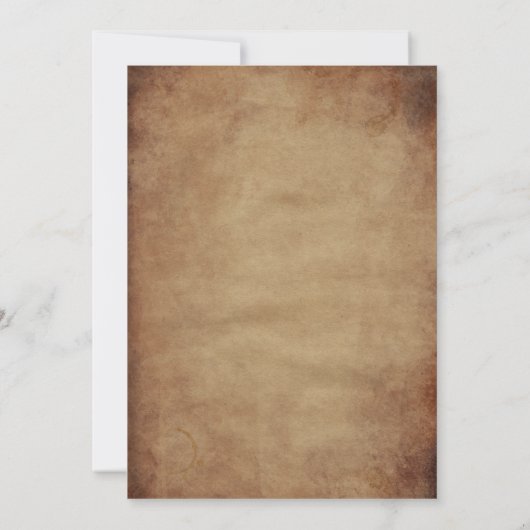 Rustikale Freemason Masonry Black Masonic Einladung (Rückseite)