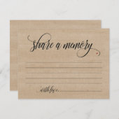 Rustikale Freigabe eines Beileids, Gedenkkarte Einladung (Vorne/Hinten)