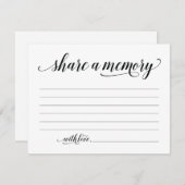 Rustikale Freigabe eines Beileids, Gedenkkarte Einladung (Vorne/Hinten)