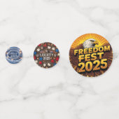 Rustikale Freiheit Konfetti (Vorderseiten)