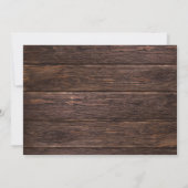 Rustikale Frohe Weihnachten - Instant 4 Multi-Foto Einladung (Rückseite)