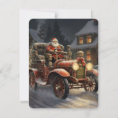 Rustikale frohe Weihnachten mit Weihnachten (Vorderseite)