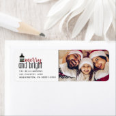 Rustikale, fröhliche und helle Foto Rücksendeadres (Insitu)