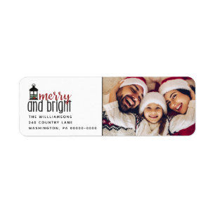 Rustikale, fröhliche und helle Foto Rücksendeadres