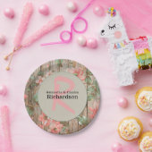 Rustikale Frühlingsblüten, die Papier plattieren Pappteller (Party)