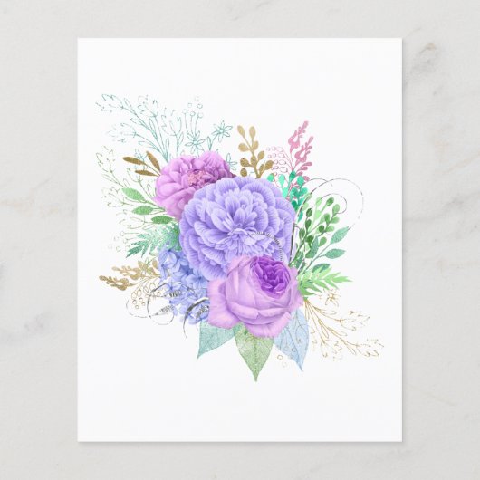 Rustikale Frühlingseinladung Flyer (Hinten)