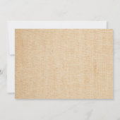 Rustikale Frühlingsflora Kinderdusche Einladungen (Rückseite)